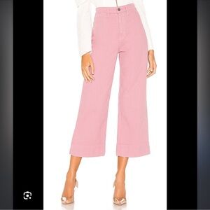 GRLFRND Campbell crop jeans - wide leg, la dolce vita color
